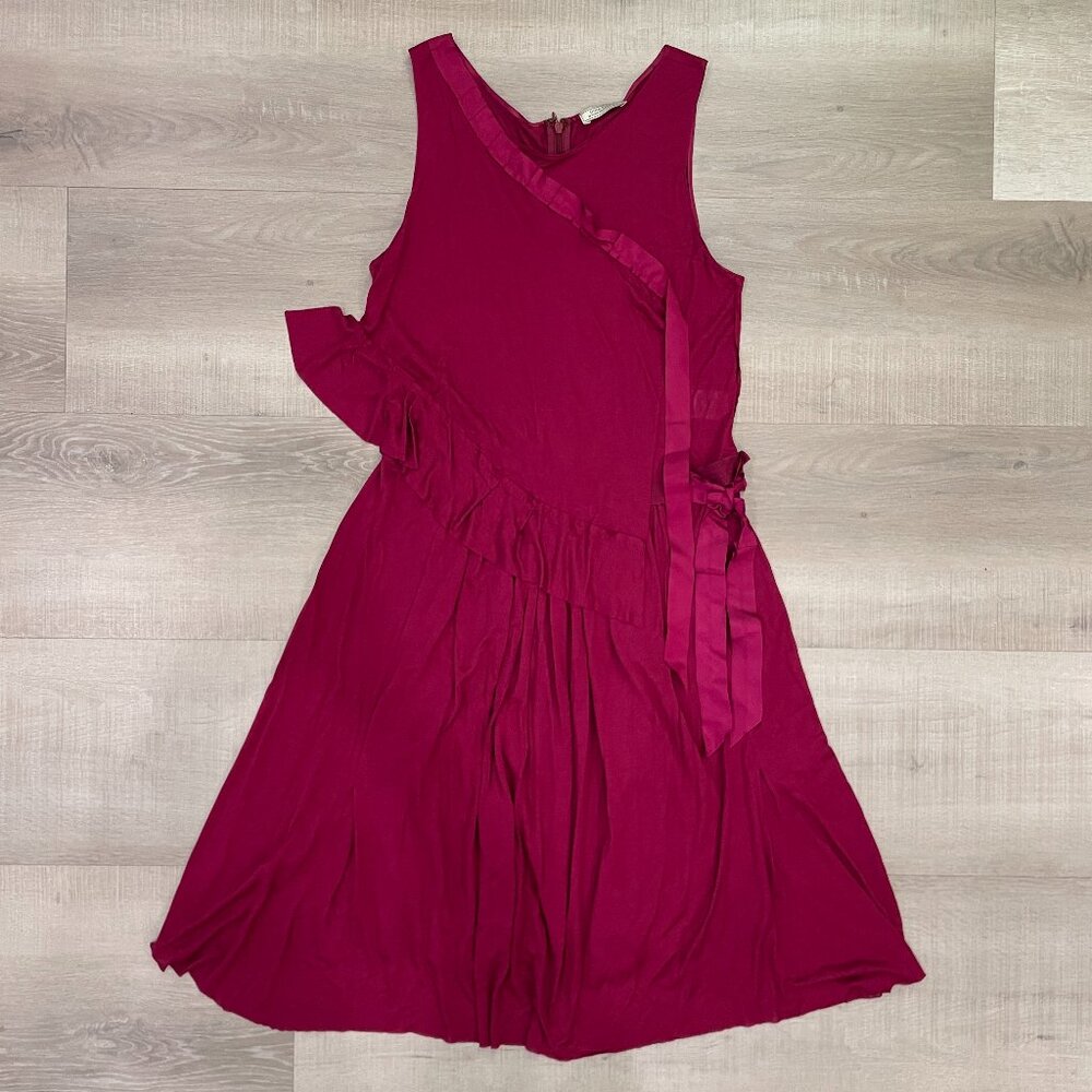 Nina Ricci Hot Pink Silk Dress